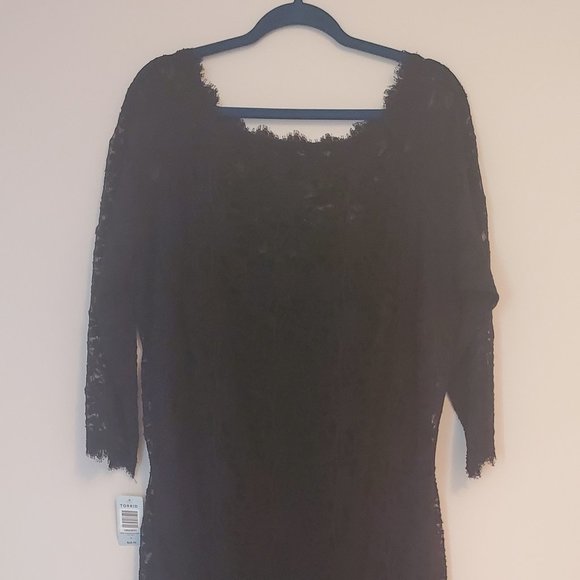 Black Lace Bodycon Dress - Picture 10 of 12